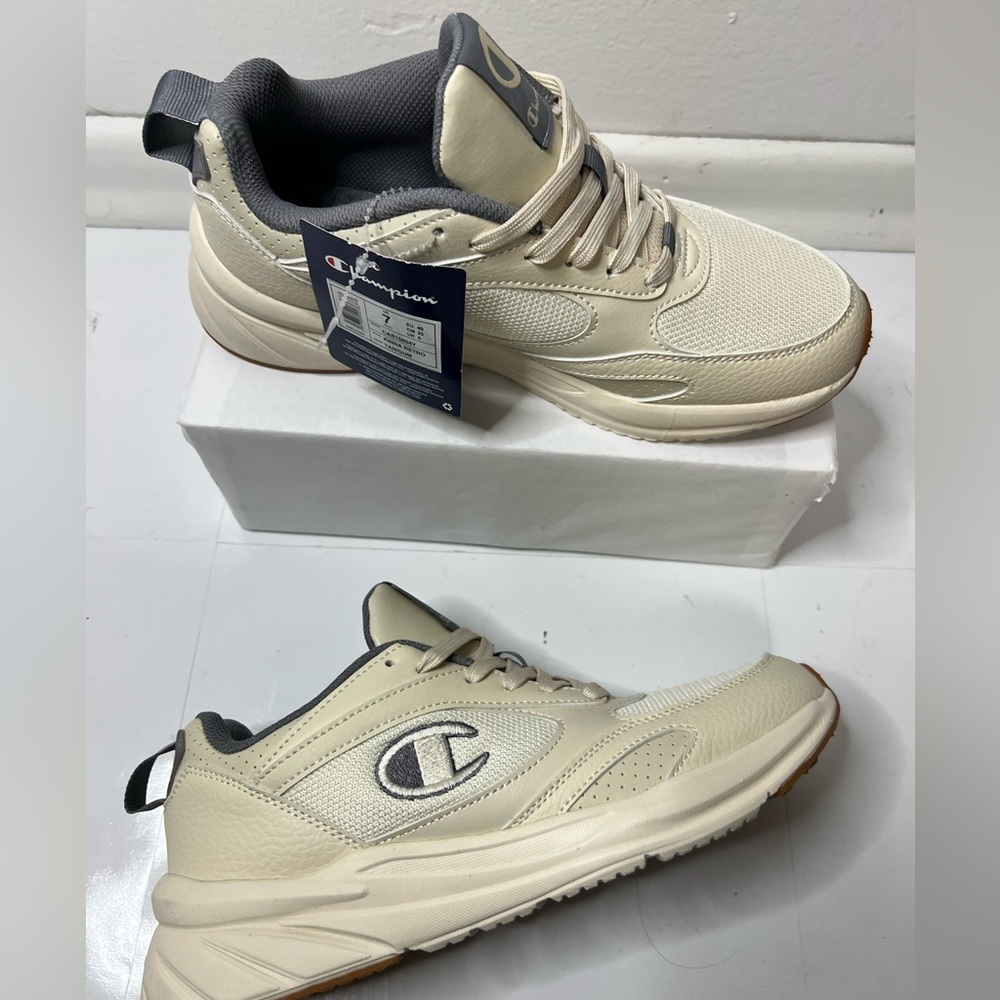 Champion Authentic Athleticwear Shoes Beige Tan Size 7Youth New